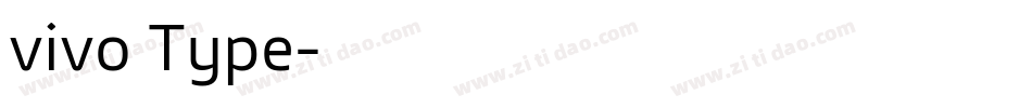vivo Type字体转换